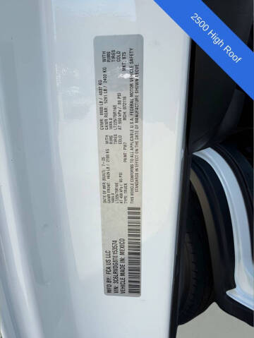 2026 RAM ProMaster