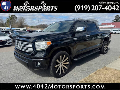 2016 Toyota Tundra for sale at 4042 Motorsports in Willow Spring NC