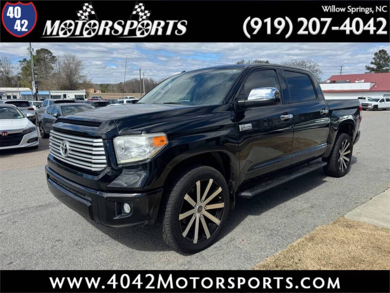 2016 Toyota Tundra for sale at 4042 Motorsports in Willow Spring NC