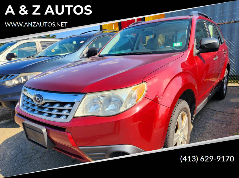 2012 Subaru Forester for sale at A & Z AUTOS in Westfield MA