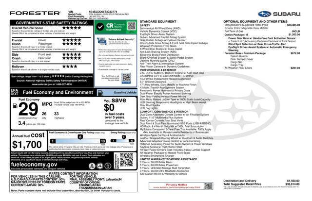 2026 Subaru Forester Premium