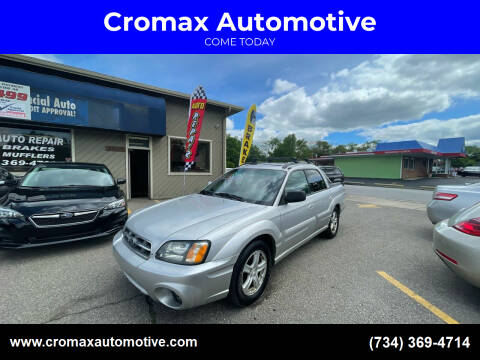 2003 Subaru Baja for sale at Cromax Automotive in Ann Arbor MI
