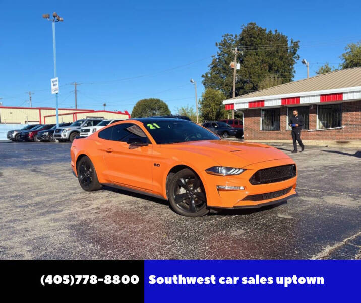 2021 Ford Mustang for sale at Southwest Car Sales Uptown in Oklahoma City OK