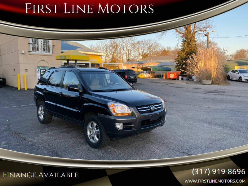2007 Kia Sportage for sale at First Line Motors in Brownsburg IN