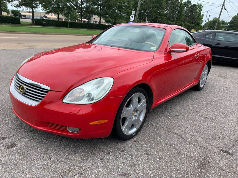 2002 Lexus SC 430 for sale at Car Outlet Inc. in Virginia Beach VA