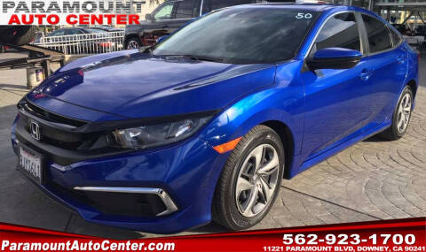 2019 Honda Civic for sale at PARAMOUNT AUTO CENTER in Downey CA