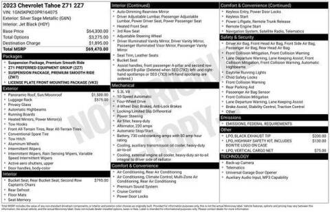 2023 Chevrolet Tahoe Z71