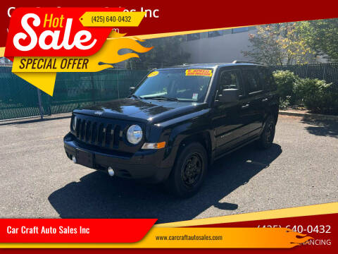 2014 Jeep Patriot for sale at Car Craft Auto Sales Inc in Lynnwood WA