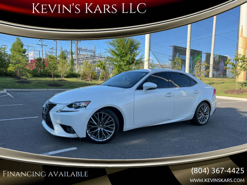 2014 Lexus IS 250 for sale at Kevin's Kars LLC in Richmond VA