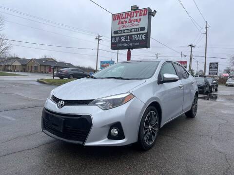 2015 Toyota Corolla for sale at Unlimited Auto Group in West Chester OH