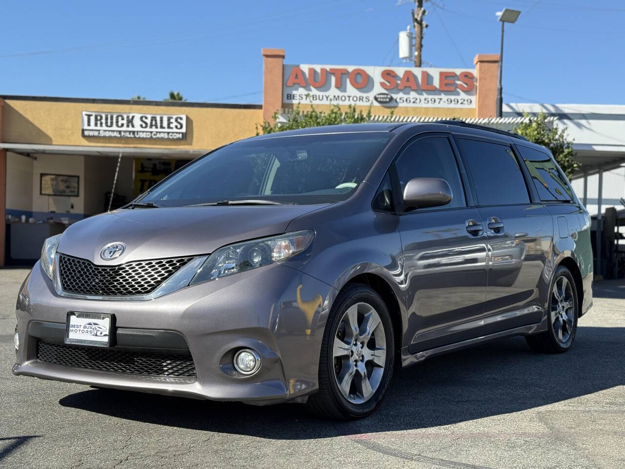 2012 Toyota Sienna for sale at Best Buy Motors in Signal Hill, CA