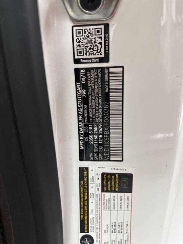 2018 Mercedes-Benz E-Class E 400