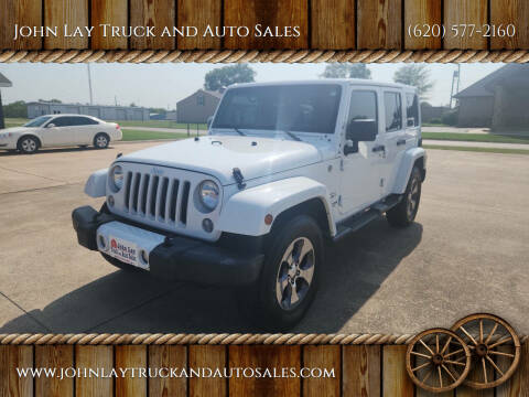 2016 Jeep Wrangler Unlimited for sale at John Lay Truck and Auto Sales in Independence KS