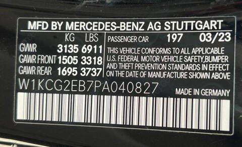 2023 Mercedes-Benz EQS EQS 450 4MATIC