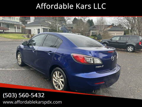 2012 Mazda MAZDA3 for sale at Affordable Kars LLC in Portland OR