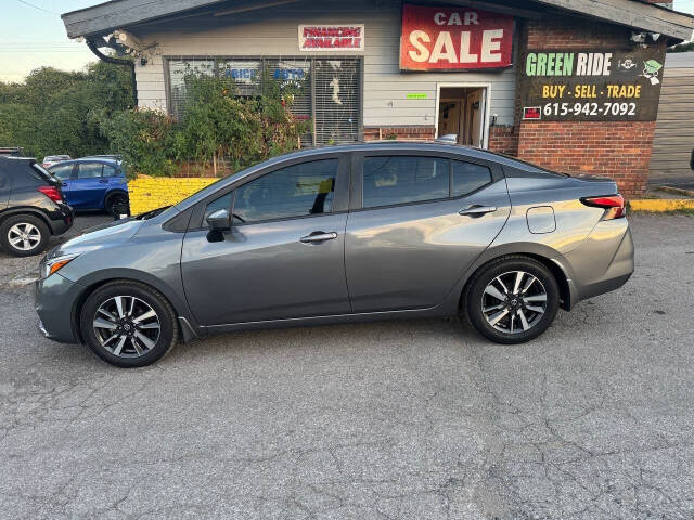 2021 Nissan Versa for sale at Green Ride LLC in NASHVILLE, TN