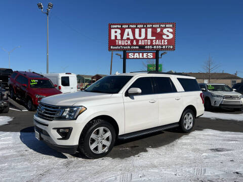 2018 Ford Expedition MAX for sale at RAUL'S TRUCK & AUTO SALES, INC in Oklahoma City OK