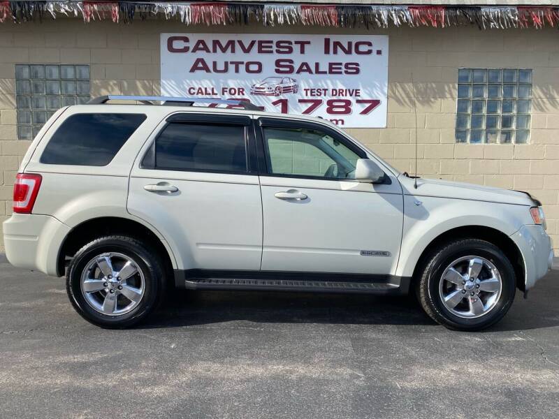 2008 Ford Escape for sale at Camvest Inc. Auto Sales in Depew NY