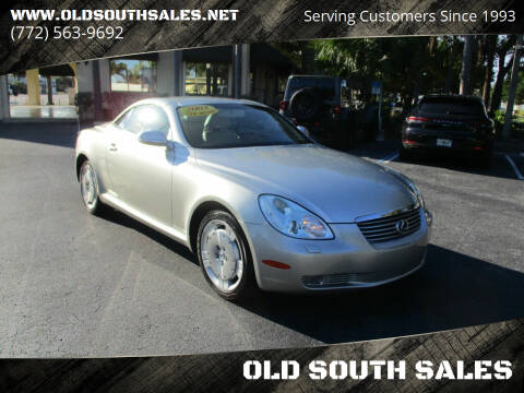 2003 Lexus SC 430 for sale at OLD SOUTH SALES in Vero Beach FL