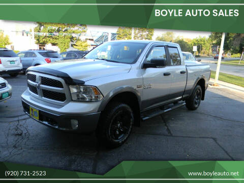 2013 RAM 1500 for sale at Boyle Auto Sales in Appleton WI