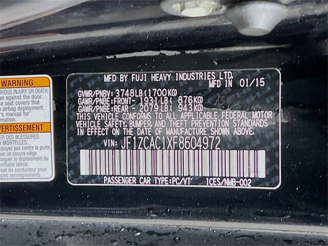 2015 Subaru BRZ Limited