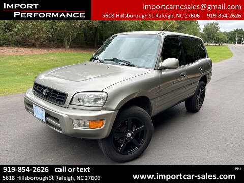 1999 Toyota RAV4 for sale at Import Performance Sales in Raleigh NC