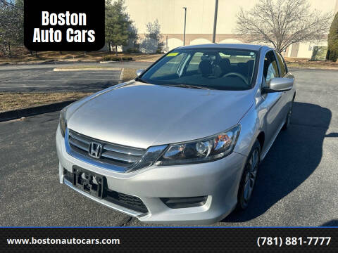 2013 Honda Accord for sale at Boston Auto Cars in Dedham MA