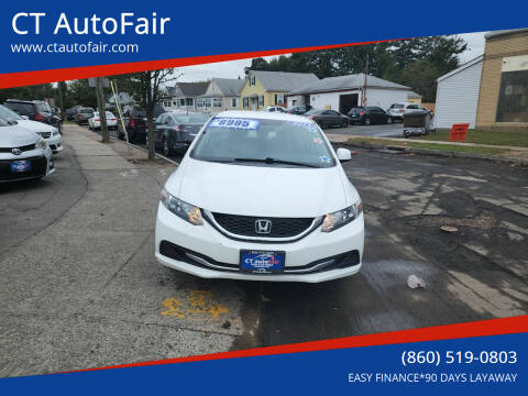 2013 Honda Civic for sale at CT AutoFair in West Hartford CT