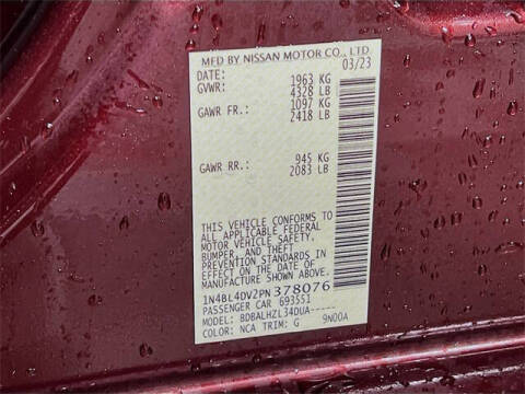 2023 Nissan Altima 2.5 SV