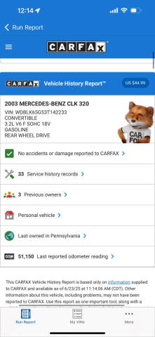 2003 Mercedes-Benz CLK CLK 320