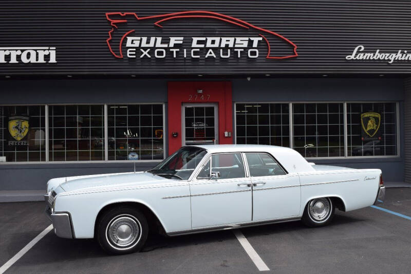 1963 Lincoln Continental for sale at Gulf Coast Exotic Auto in Gulfport MS