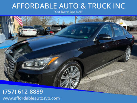 2018 Genesis G80 for sale at AFFORDABLE AUTO & TRUCK INC in Virginia Beach VA