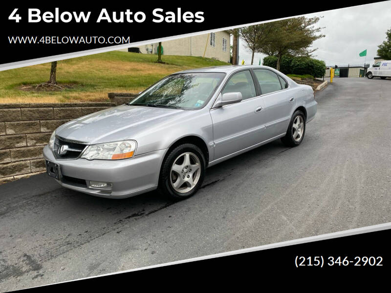 2003 Acura TL for sale at 4 Below Auto Sales in Willow Grove PA