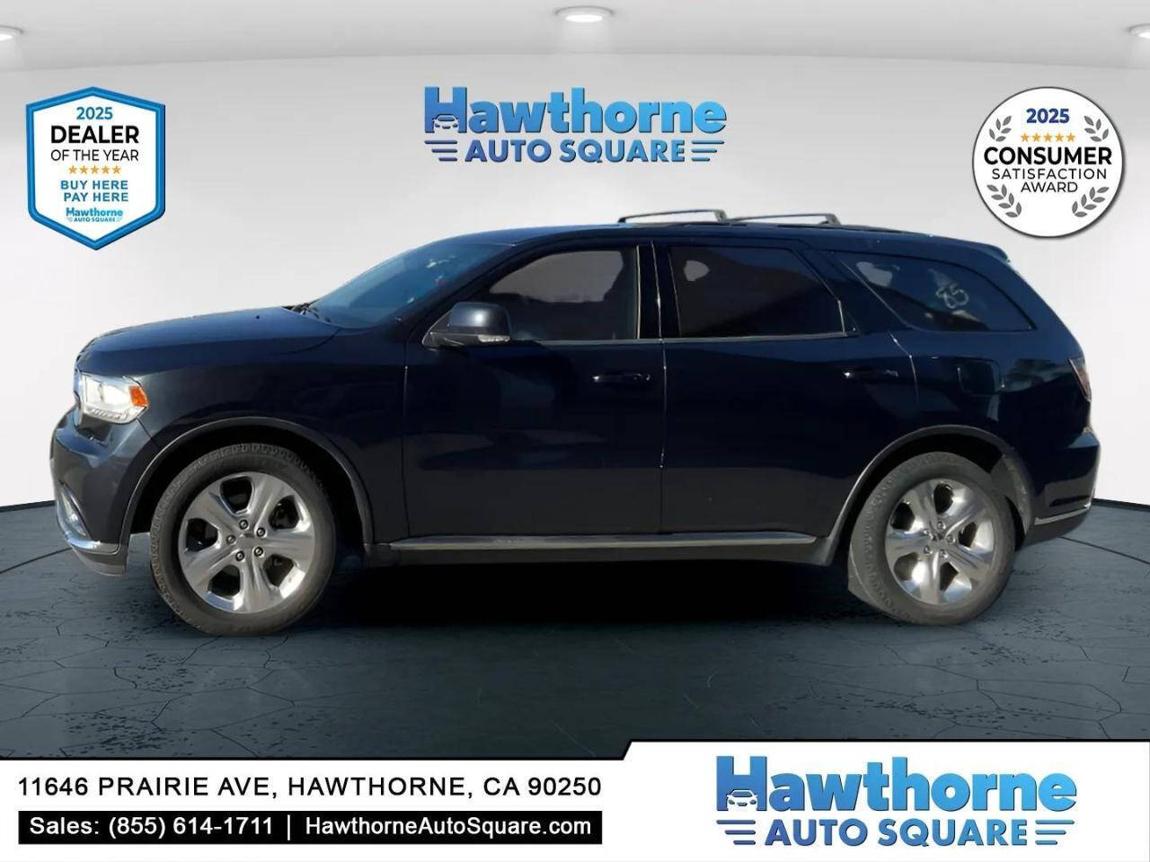 Black 2014 Dodge Durango Limited Limited 4dr SUV 2