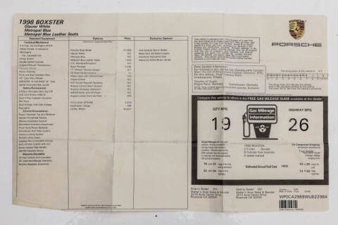 1998 Porsche Boxster
