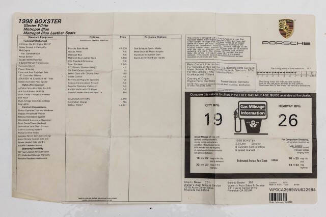 1998 Porsche Boxster