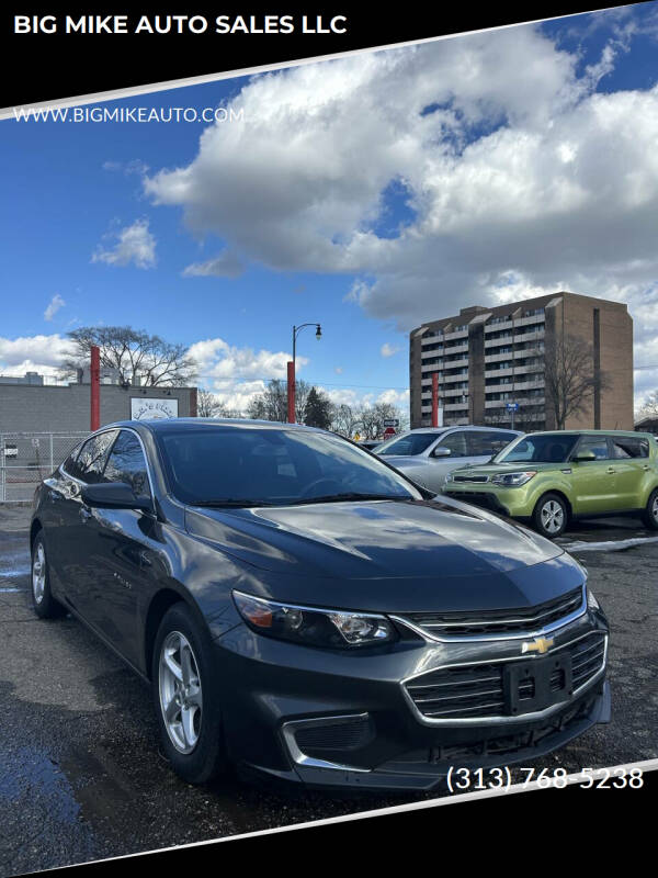 2018 Chevrolet Malibu for sale at BIG MIKE AUTO SALES LLC in Lincoln Park MI