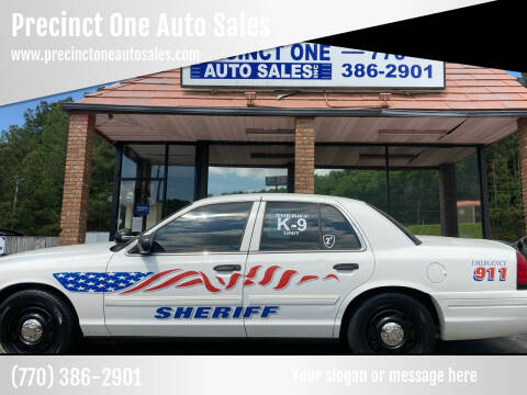2011 Ford Crown Victoria for sale at Precinct One Auto Sales in Cartersville GA