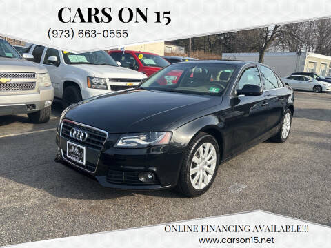 2011 Audi A4 for sale at Cars On 15 in Lake Hopatcong NJ