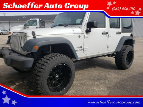 2014 Jeep Wrangler Unlimited for sale at Schaeffer Auto Group in Walworth WI