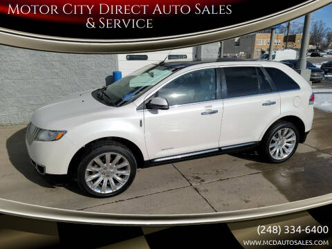 2015 Lincoln MKX for sale at Motor City Direct Auto Sales & Service in Pontiac MI