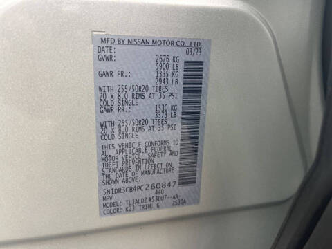 2023 Nissan Pathfinder SL