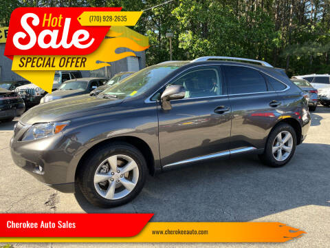 2010 Lexus RX 350 for sale at Cherokee Auto Sales in Acworth GA