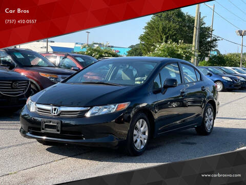 2012 Honda Civic for sale at Car Bros in Virginia Beach VA