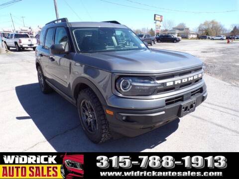 2022 Ford Bronco Sport for sale at Widrick Auto Sales in Watertown NY
