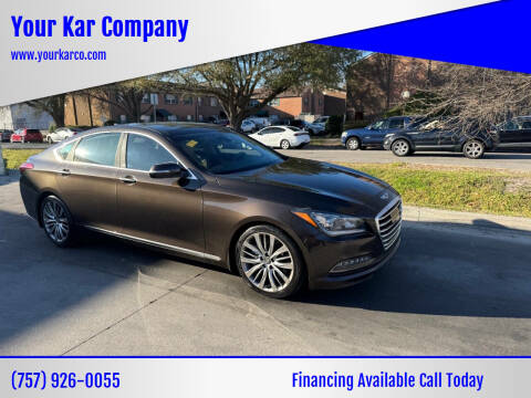 2015 Hyundai Genesis for sale at Your Kar Company in Norfolk VA