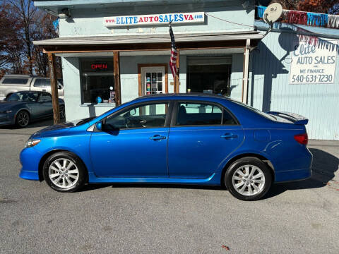 2010 Toyota Corolla for sale at Elite Auto Sales Inc in Front Royal VA