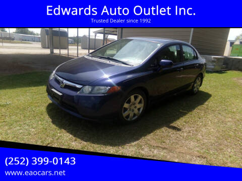 2008 Honda Civic for sale at Edwards Auto Outlet Inc. in Wilson NC