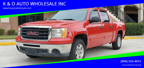 2010 GMC Sierra 1500 for sale at K & O AUTO WHOLESALE INC in Jacksonville FL
