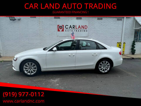 2014 Audi A4 for sale at CAR LAND  AUTO TRADING in Raleigh NC